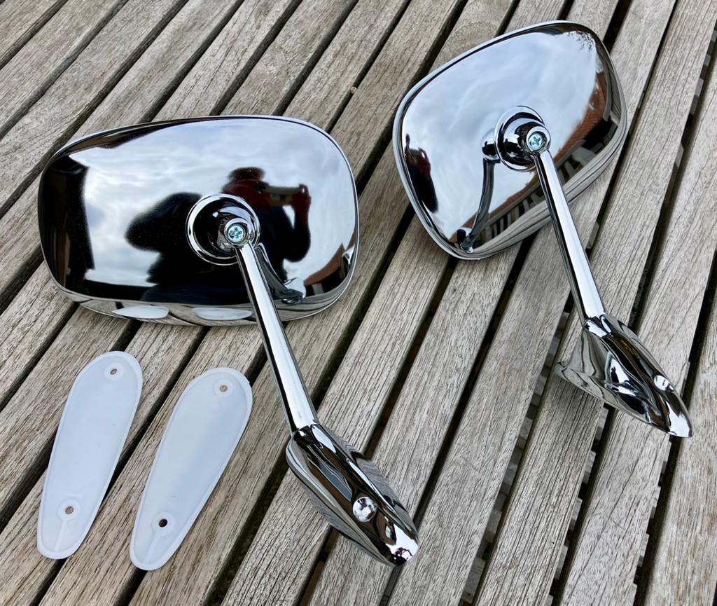 Chrome oldtimer spiegels type Cipa 1, Ophalen of Verzenden, Nieuw, Overige automerken