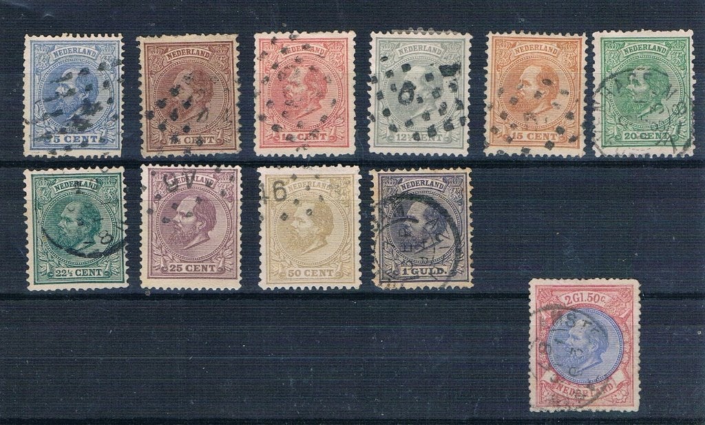 NVPH 19-29, Verzenden, T/m 1940, Gestempeld