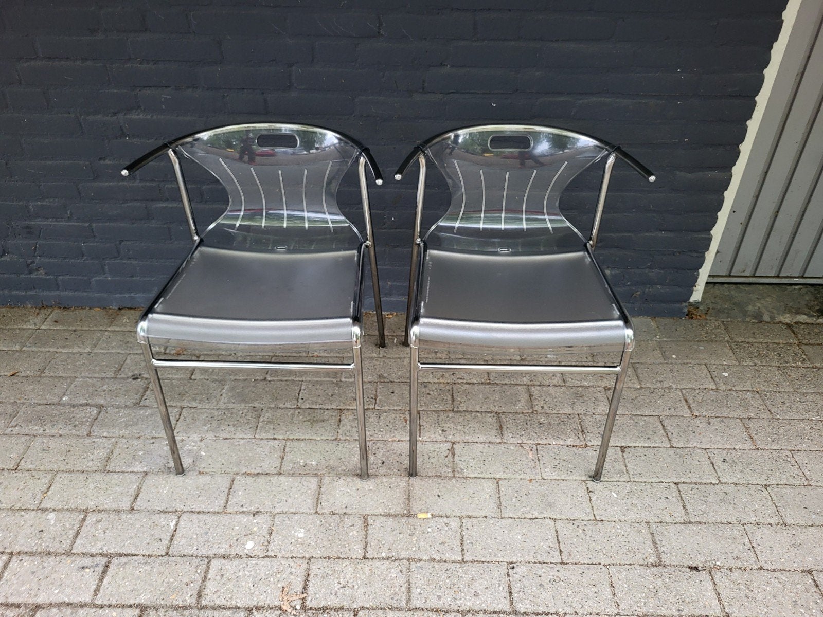 IKEA Elmer Stoelen - 2 stuks - Zo goed als nieuw, Ophalen, Zo goed als nieuw, Kunststof, Twee