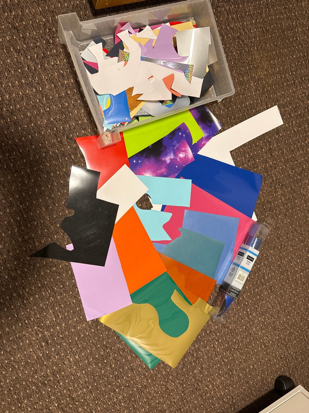 Pakket flexfolie reststukken voor snijplotter, Geschikt voor snijden, Gebruikt, Textiel, Meerkleurig