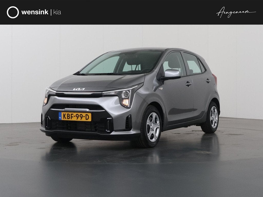 Kia Picanto 1.0 GDi DynamicLine AMT | Airconditioning | Crui, Auto's, Kia, Stof, 4 stoelen, 68 pk, Origineel Nederlands