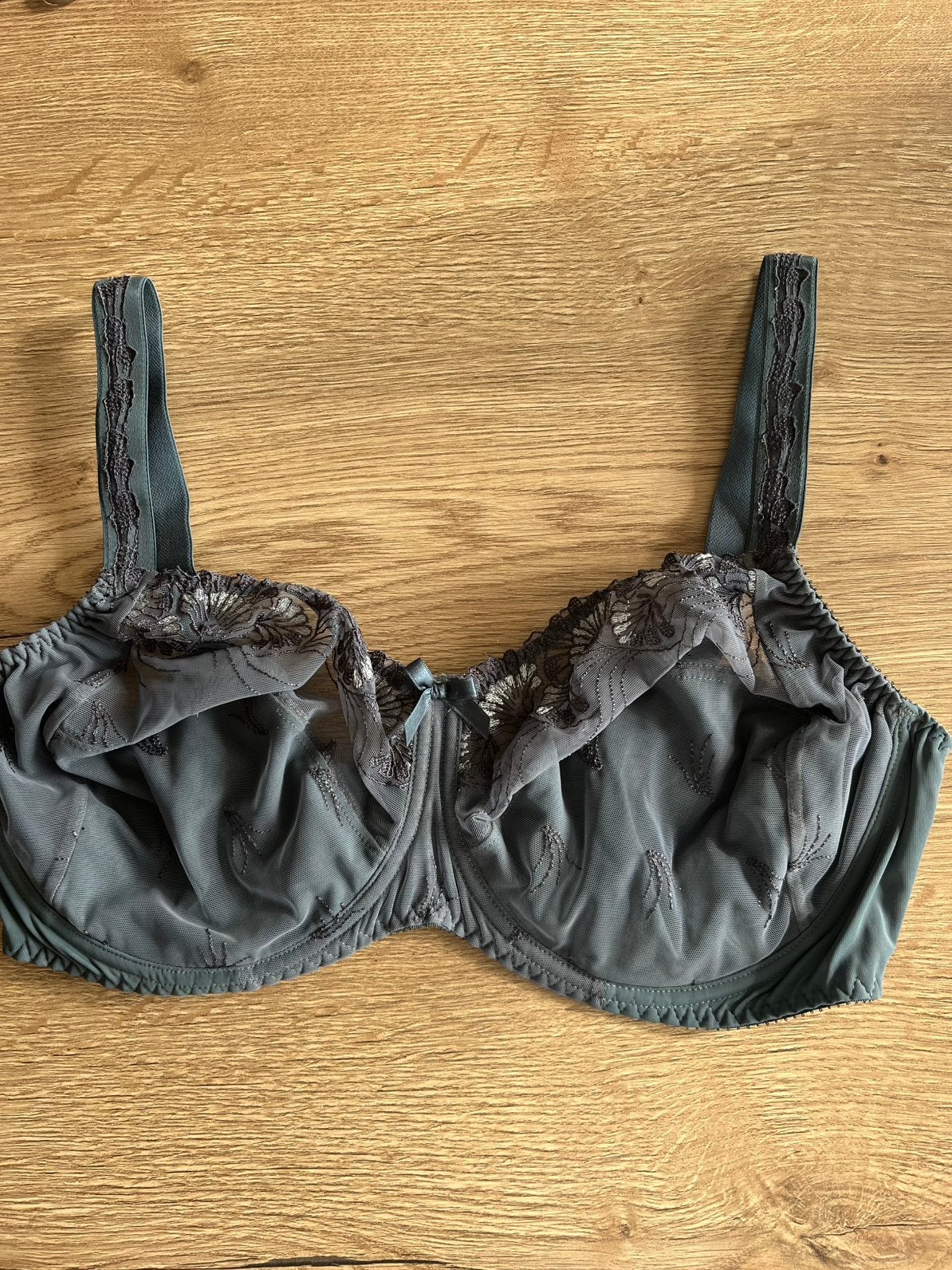 Prima donna 95E full cup groen  met grijs borduur, Verzenden, BH, Groen