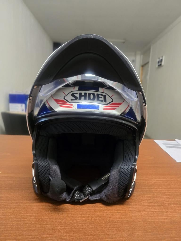 Shoei Neotec 3 Grasp Systeemhelm met Sena SRL Mesh, Ophalen of Verzenden, Tweedehands, Systeemhelm, Shoei