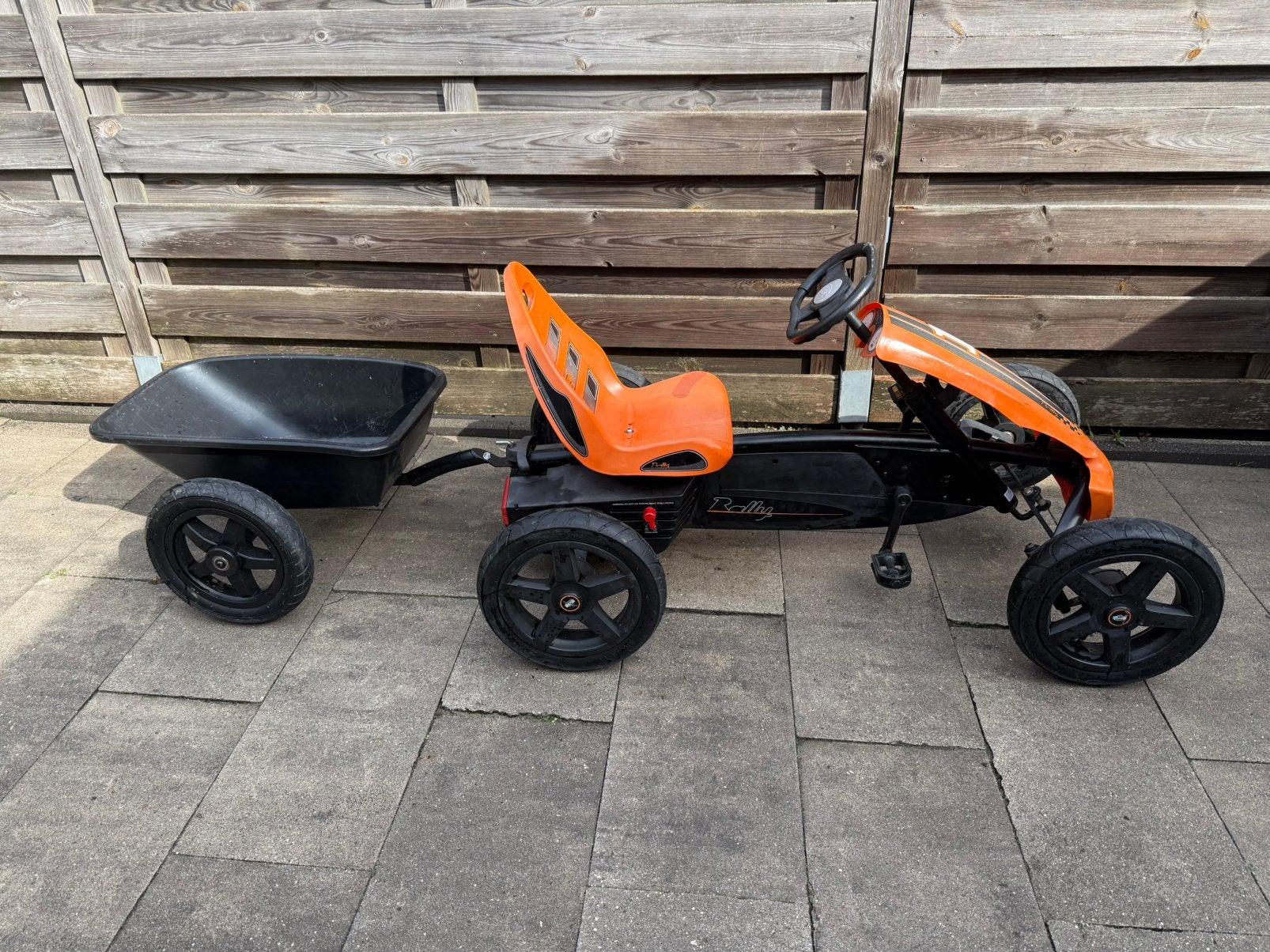BERG Rally skelter Orange met aanhanger, Ophalen, Gebruikt, Berg, Met kar of aanhanger
