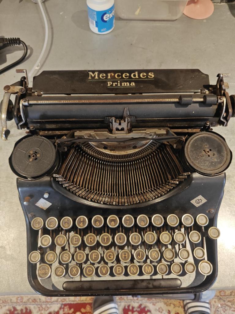 Typemachine Mercedes prima 1937, Diversen, Typemachines, Ophalen of Verzenden