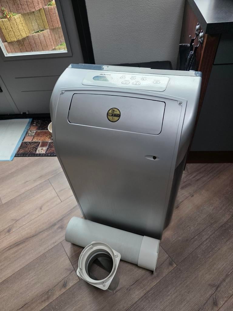 Alaska Mobiele Airco - Koelen en ventileren., Witgoed en Apparatuur, Ophalen, Gebruikt, 3 snelheden of meer, Koelen en Ontvochtigen