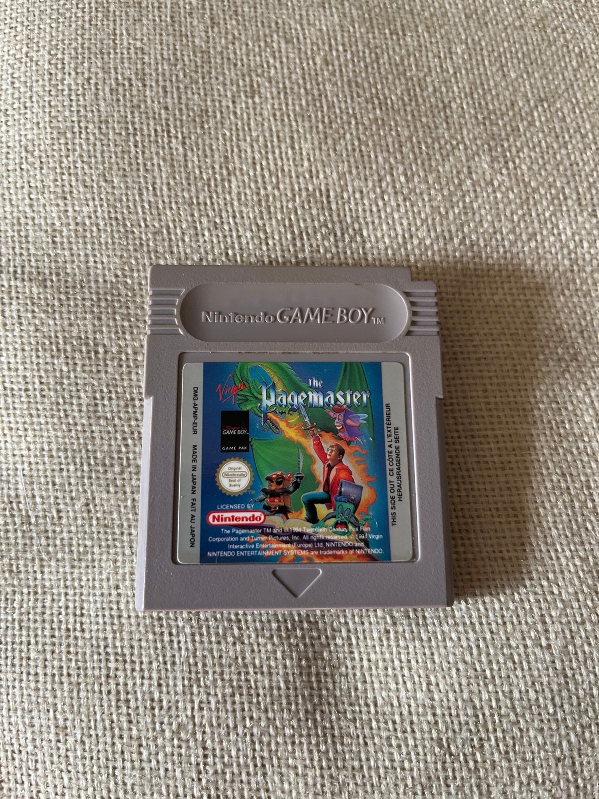 The Pagemaster Game Boy (alleen spel), Avontuur en Actie, Gebruikt, 1 speler, Ophalen of Verzenden