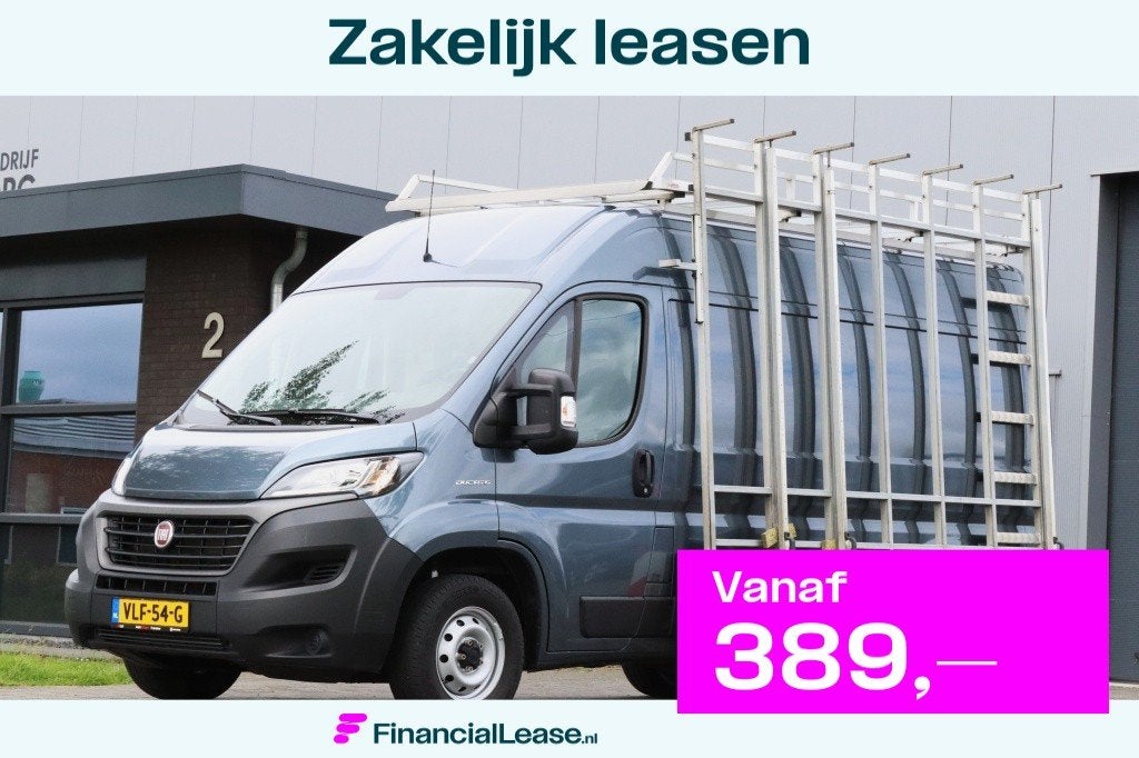 Fiat Ducato 30 2.3 MultiJEt L2H2 Glasresteel, Stof, Gebruikt, Euro 6, Navigatiesysteem