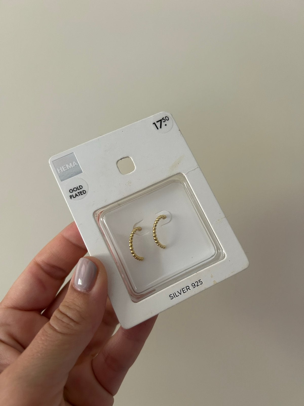 Hema Gold Plated Oorbellen - Nieuw, Nieuw, Ophalen of Verzenden, Knopjes of Stekers, Goud