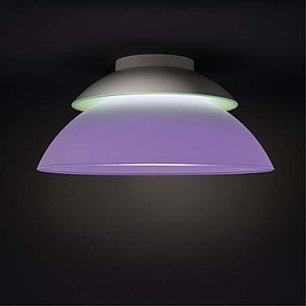 Philips Hue Beyond Plafonniere, Ophalen, Overige fittingen, Zo goed als nieuw, Glas