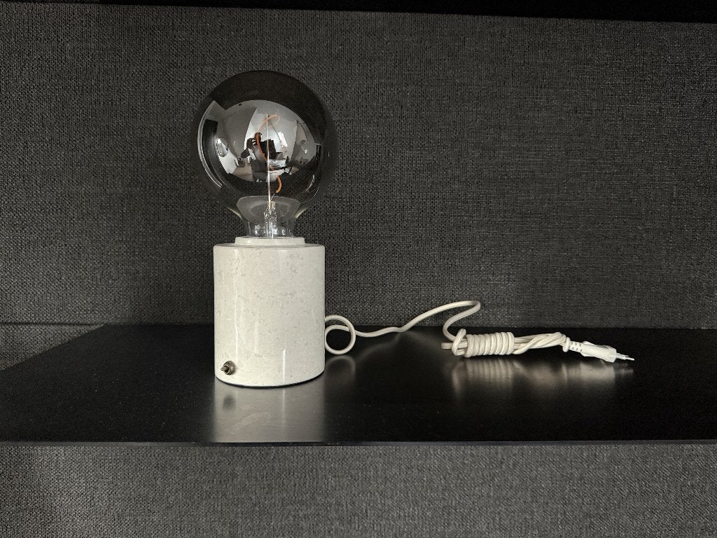 Zara Home witte marmeren tafellamp – nieuw & ongebruikt, Huis en Inrichting, Ophalen, Nieuw