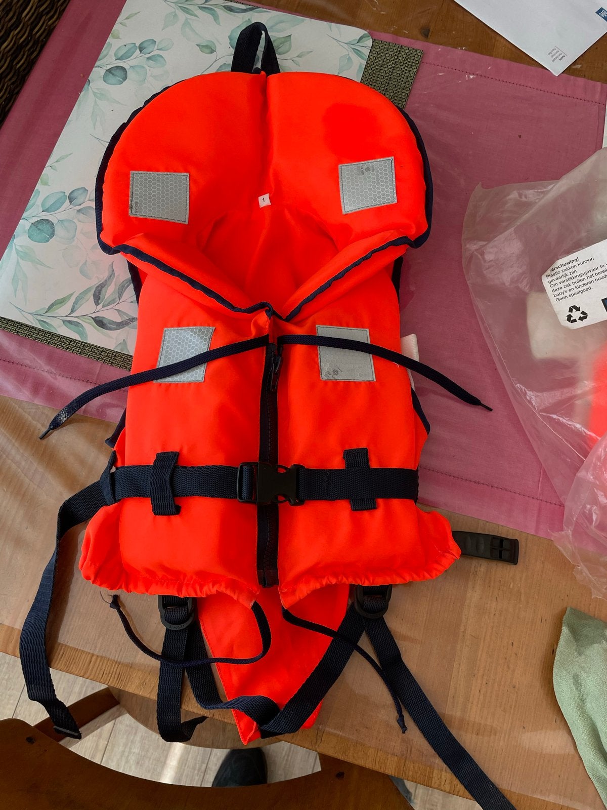 Reddingsvest Basic 100N - Maat 1 (5-15 kg), Ophalen, Nieuw