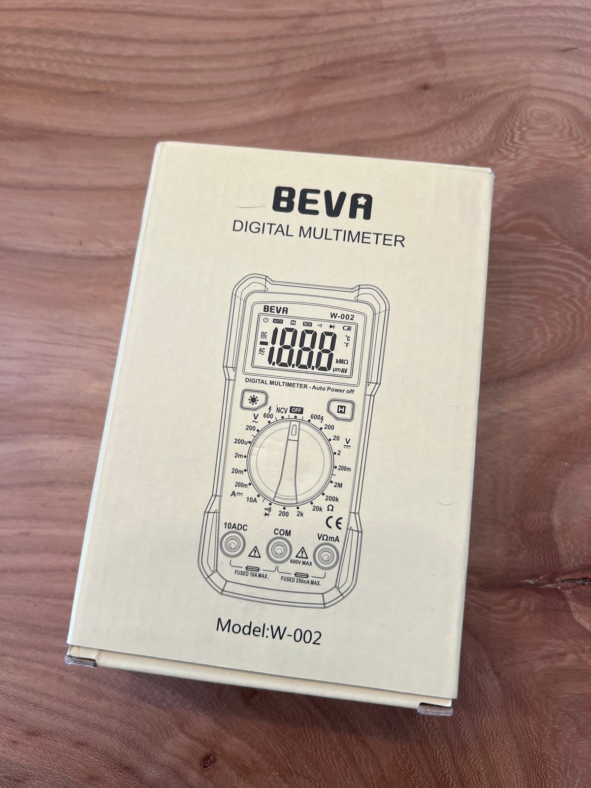 BEVA Digitale Multimeter W-002 - Nieuw in doos, Ophalen of Verzenden, Nieuw, Multimeter