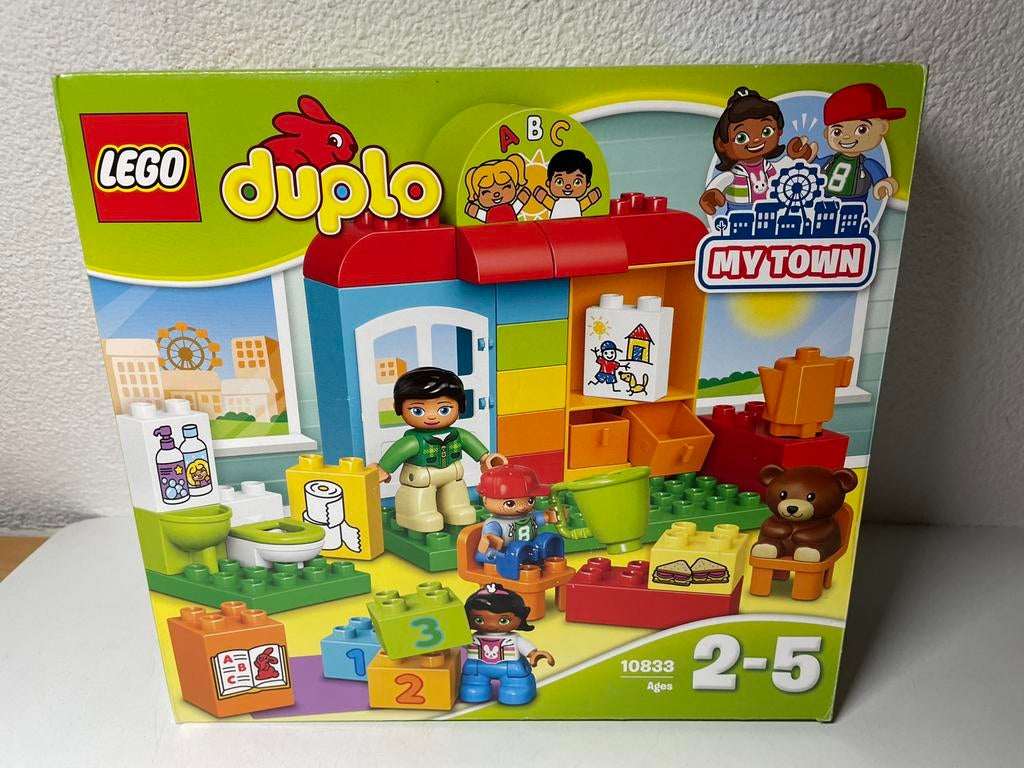 Duplo 10833 Kleuterklas+doos, Ophalen of Verzenden, Zo goed als nieuw, Losse stenen, Duplo
