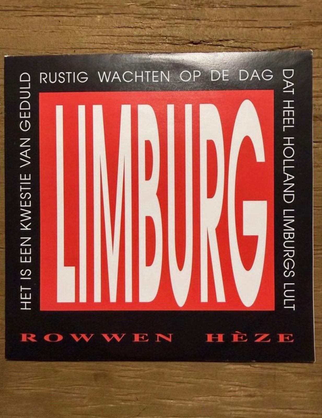 Rowwen Hèze - Limburg (Rood Vinyl), 7 inch, Colored vinyl, Ophalen of Verzenden, EP