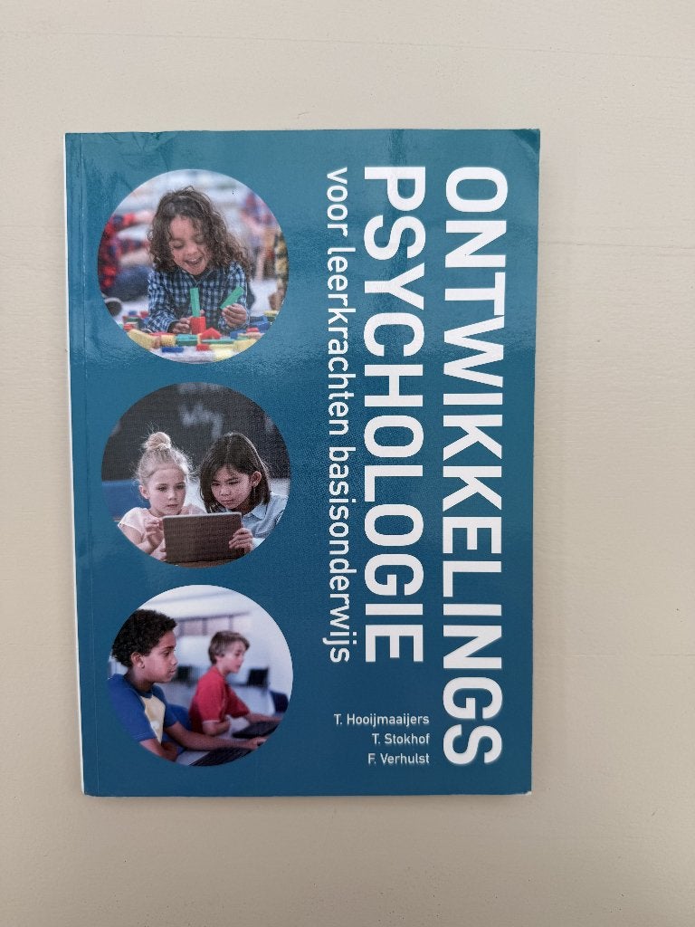Ontwikkelingspsychologie voor leerkrachten – Studieboek PABO, Ophalen of Verzenden, Alpha, Zo goed als nieuw, HBO