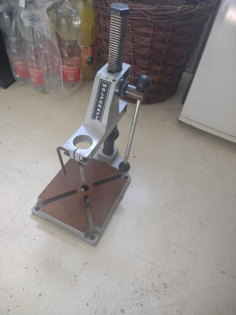 Wolfcraft boorstandaard,nog zeer goed. De, Ophalen of Verzenden