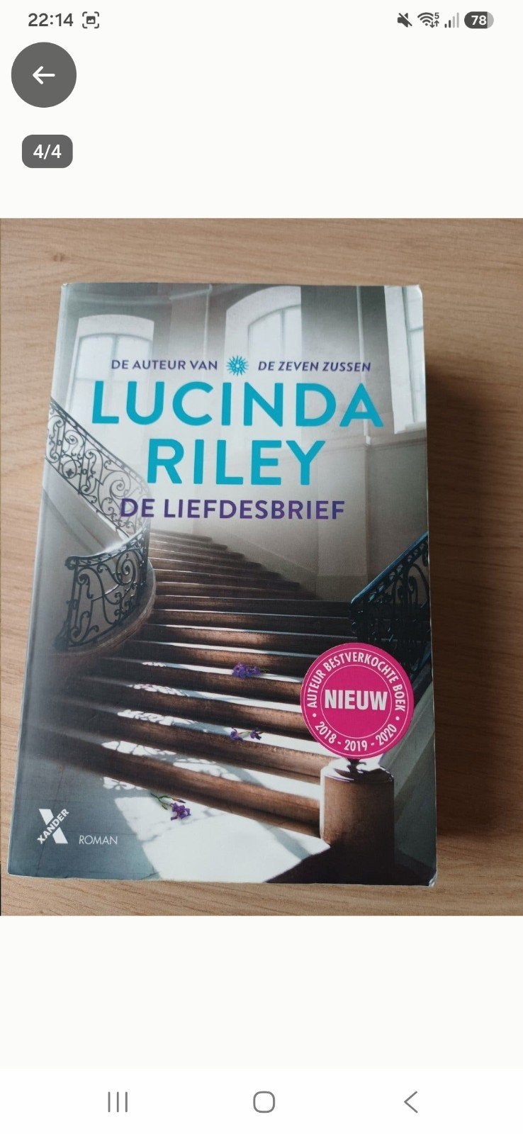 De Liefdesbrief - Lucinda Riley (Roman), Ophalen, Gelezen
