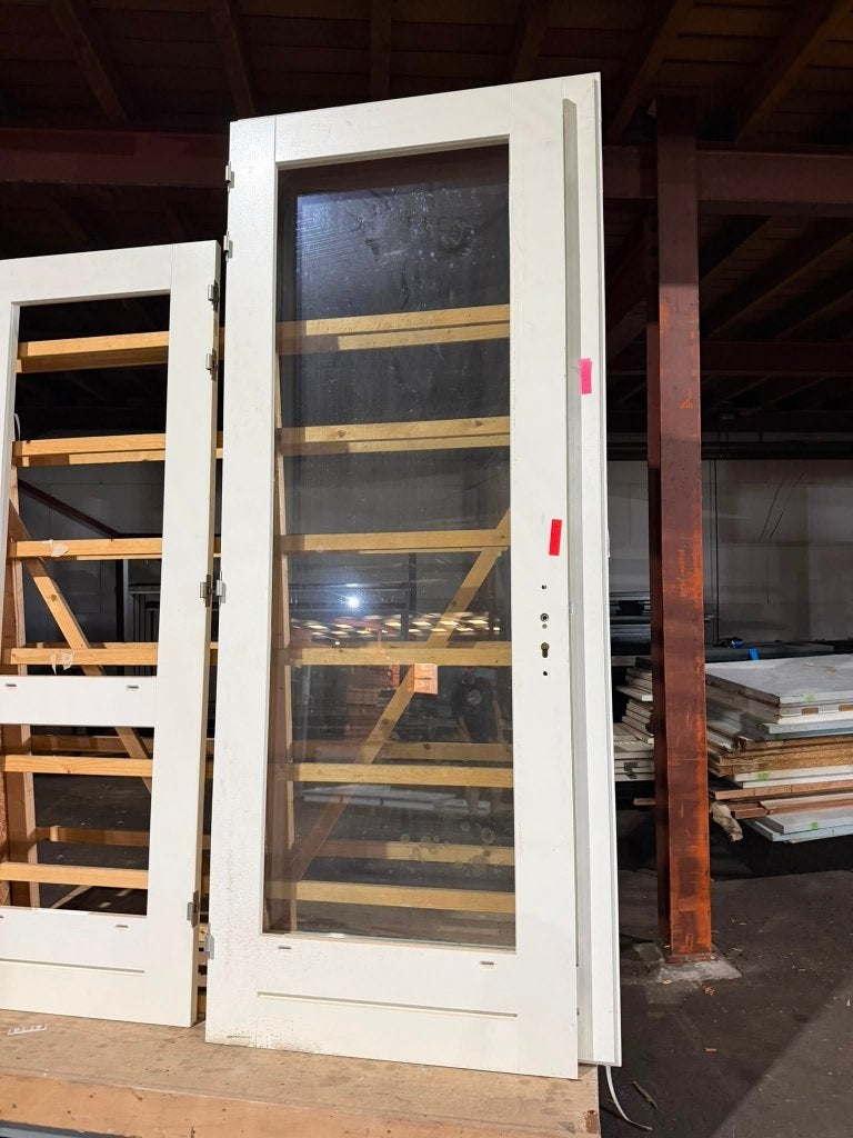 Buitendeur zonder glas, Doe-het-zelf en Verbouw, Deuren en Horren, Ophalen, Gebruikt, 80 tot 100 cm, Buitendeur