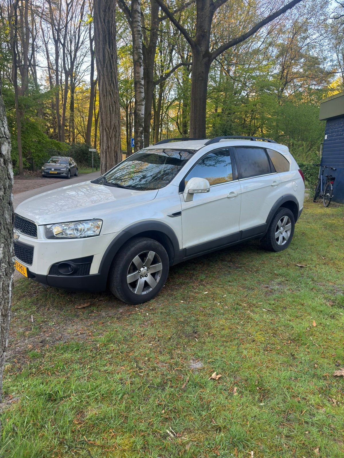 Chevrolet captiva 2.2 D 2011 163PK grijs kenteken!, Stof, Zwart, 4 cilinders, 2000 kg