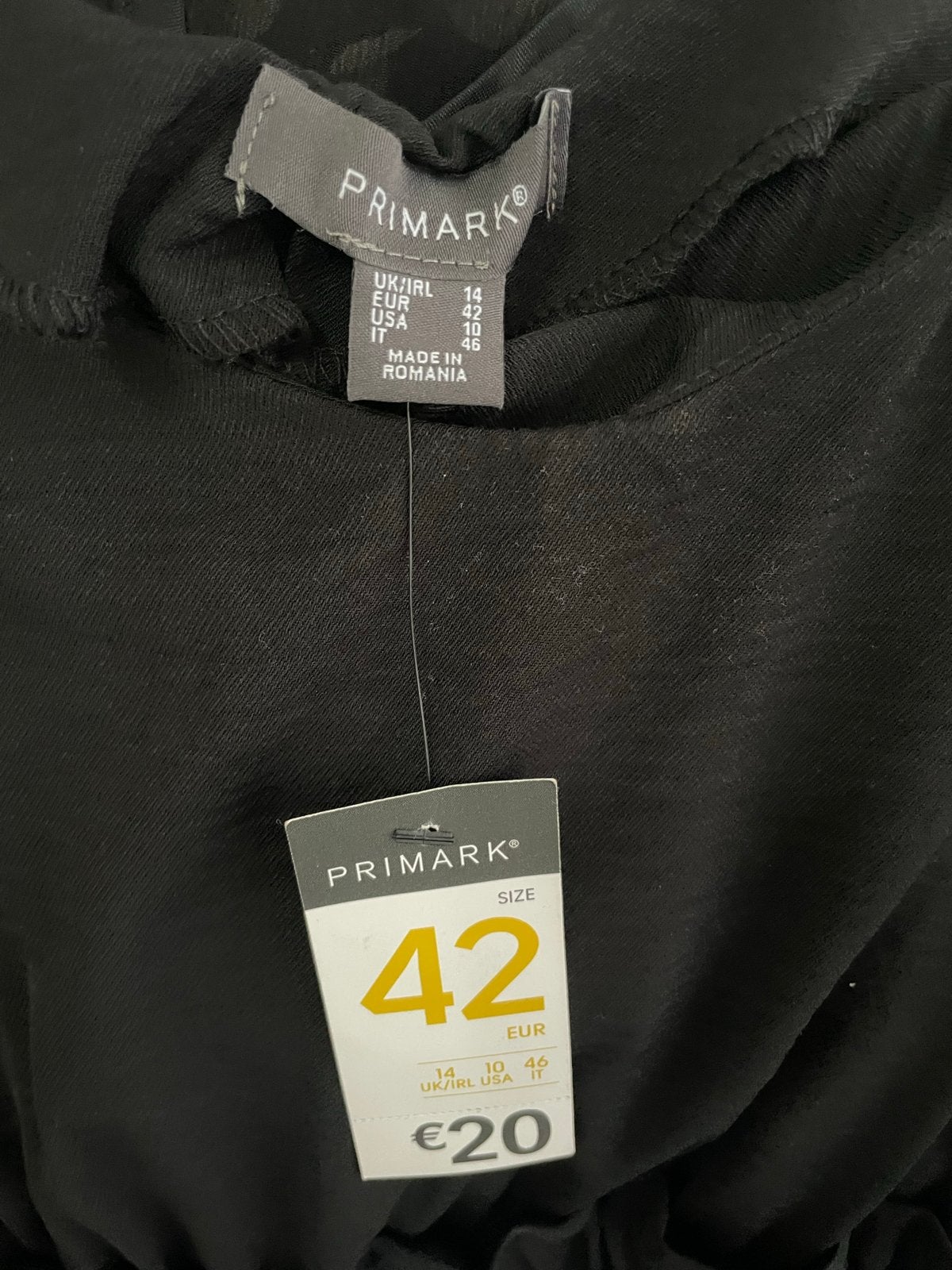 Primark Zwarte Jumpsuit Maat 42, Zwart, Maat 42/44 (L), Nieuw, Ophalen of Verzenden
