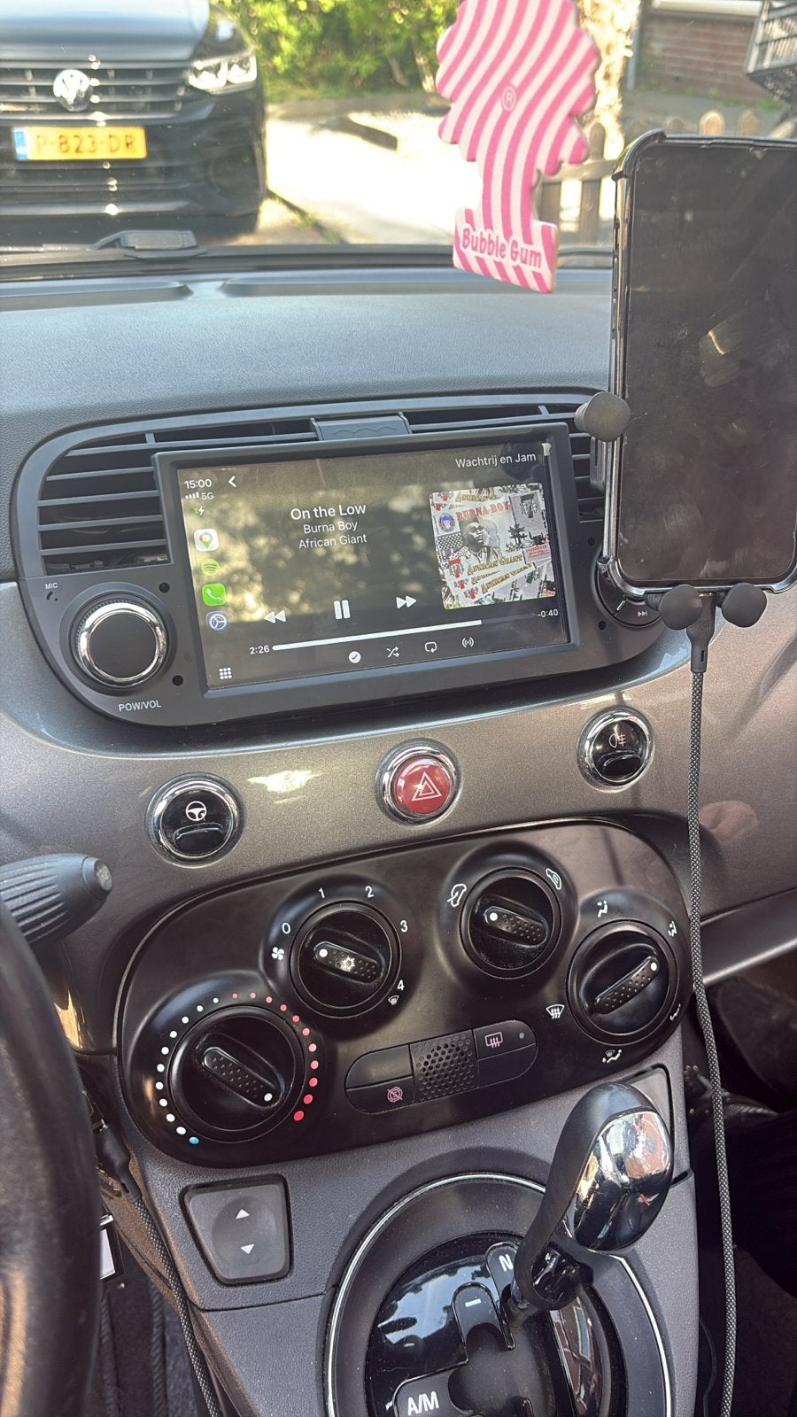 Carplay systeem Fiat 500 incl. ventilatieroosters, Ophalen of Verzenden, Nieuw