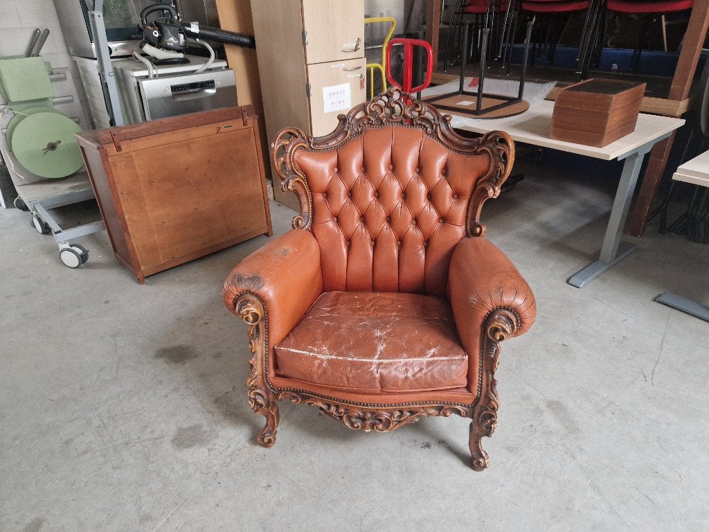 fauteuil antiek, Antiek en Kunst, Antiek | Meubels | Stoelen en Banken, Ophalen
