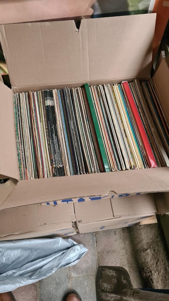10 dozen vol met vinyl lps,  900 stuks., Ophalen of Verzenden, Gebruikt, 12 inch