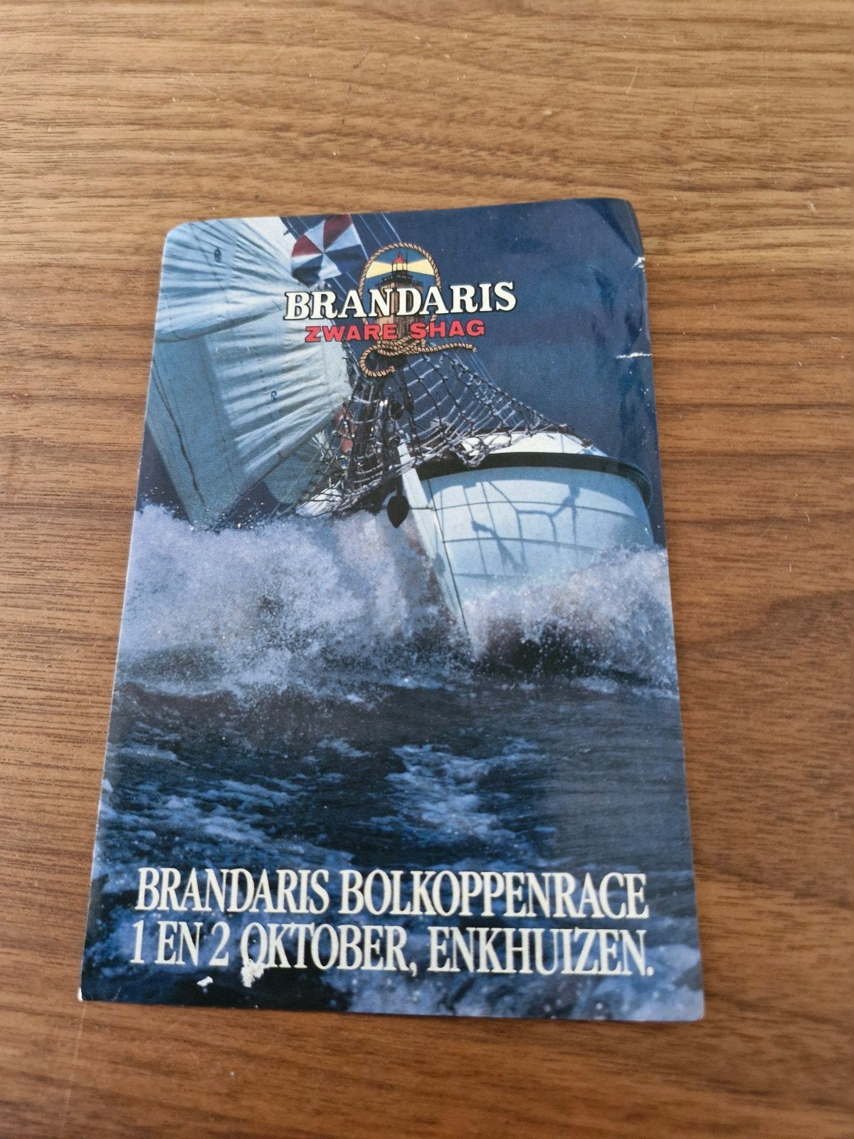 11051 Brandaris Bolkoppenrace sticker - Zware Shag, Ophalen of Verzenden, Gebruikt, Overige typen