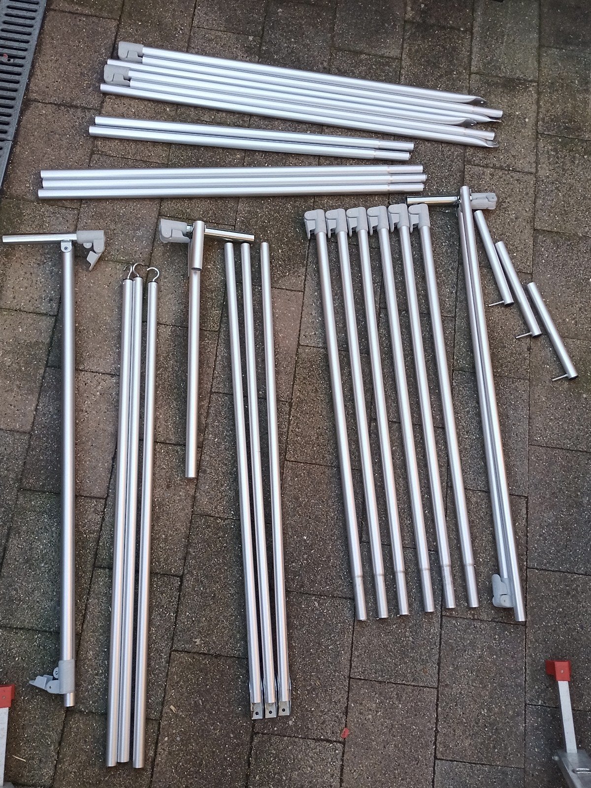 Aluminium voortent frame omloop 7-10, Ophalen, Zo goed als nieuw