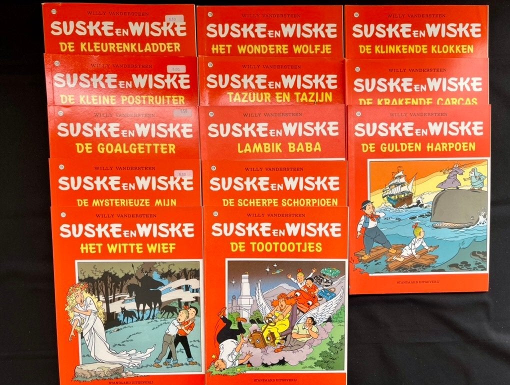 Partij Suske en Wiske stripboeken, Boeken, Meerdere stripboeken, Ophalen, Gelezen, Willy Vandersteen