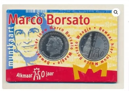 ** Marco Borsato Waagie - Alkmaar 750 jaar (2004)**, Postzegels en Munten, Verzenden, Vóór koninkrijk, Overige waardes, Losse munt