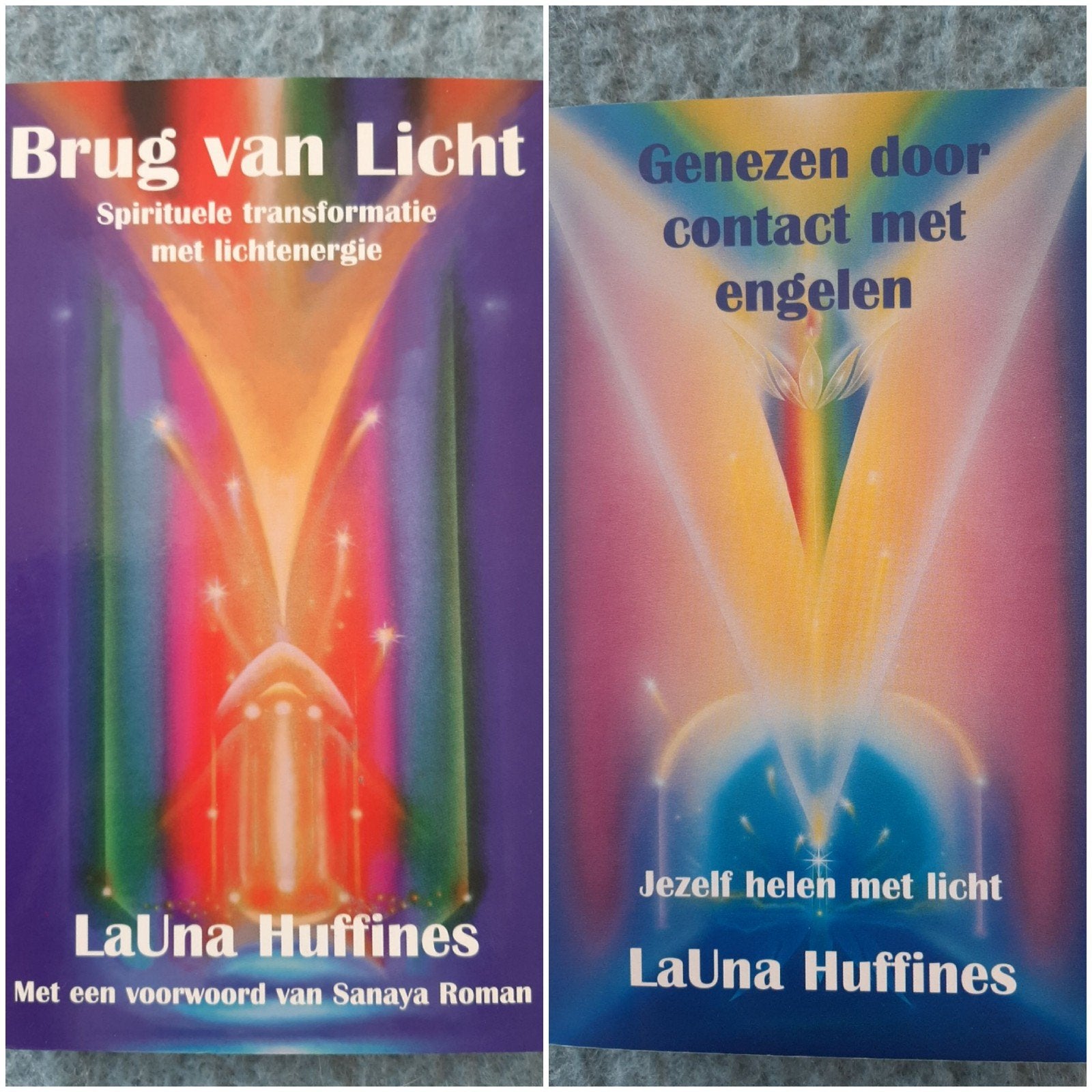 LaUna Huffines spir.boeken/1x gelezen/in uitstekende staat, Boeken, Achtergrond en Informatie, Spiritualiteit algemeen, LaUna Huffines