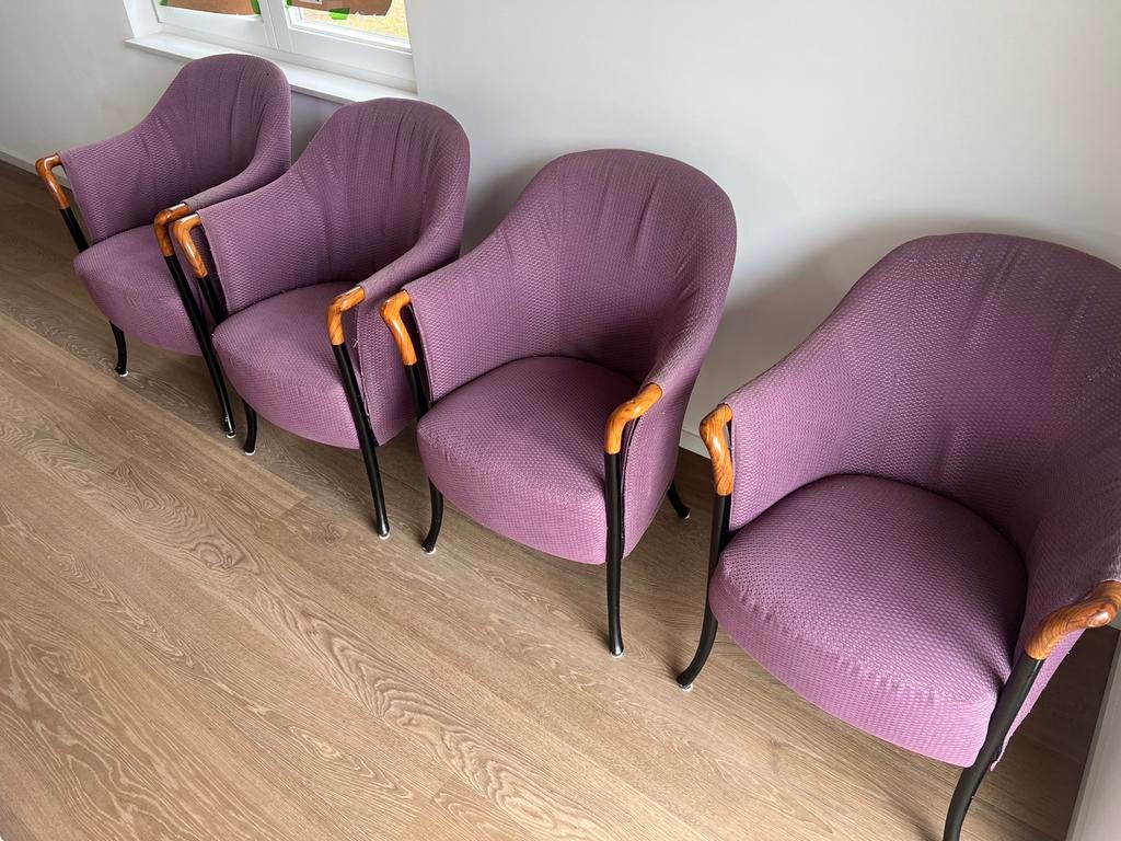 Giorgetti stoelen 4 stuks, Huis en Inrichting, Fauteuils, Ophalen, Gebruikt