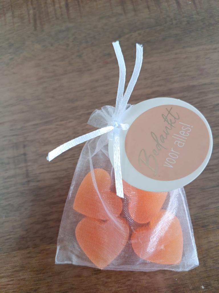 Hartjes zeepjes, Versiering, Ophalen of Verzenden, Zeepjes, Zeepjes