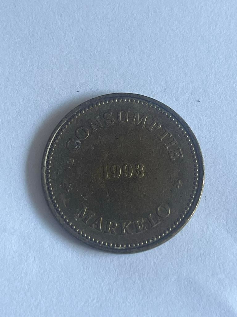 Consumptiemunt Dieka Markelo 1993, Ophalen of Verzenden, Losse munt