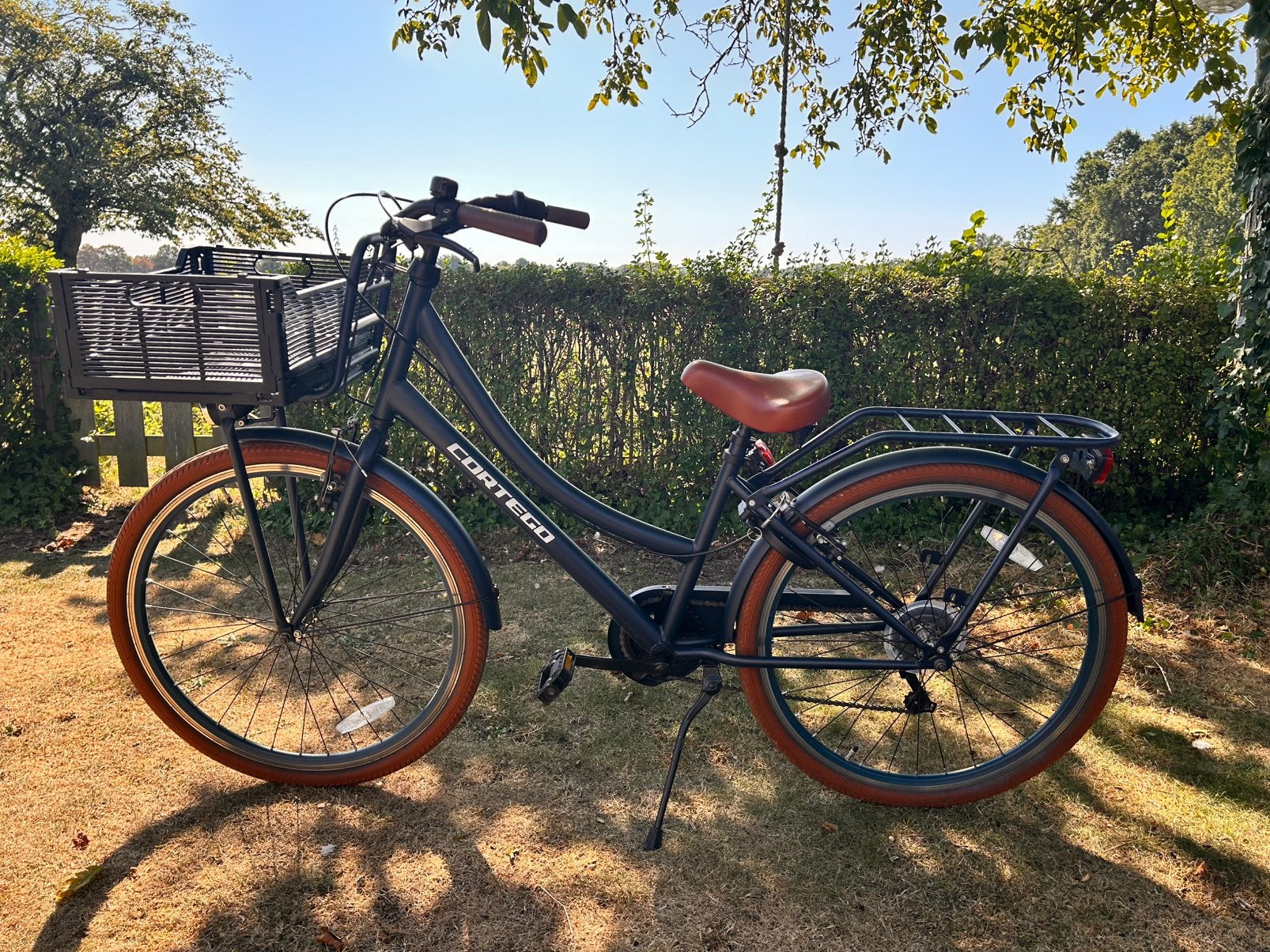 Cortego kinderfiets 26 inch, donkerblauw, nog heel netjes!, Ophalen, Zo goed als nieuw, 20 inch of meer