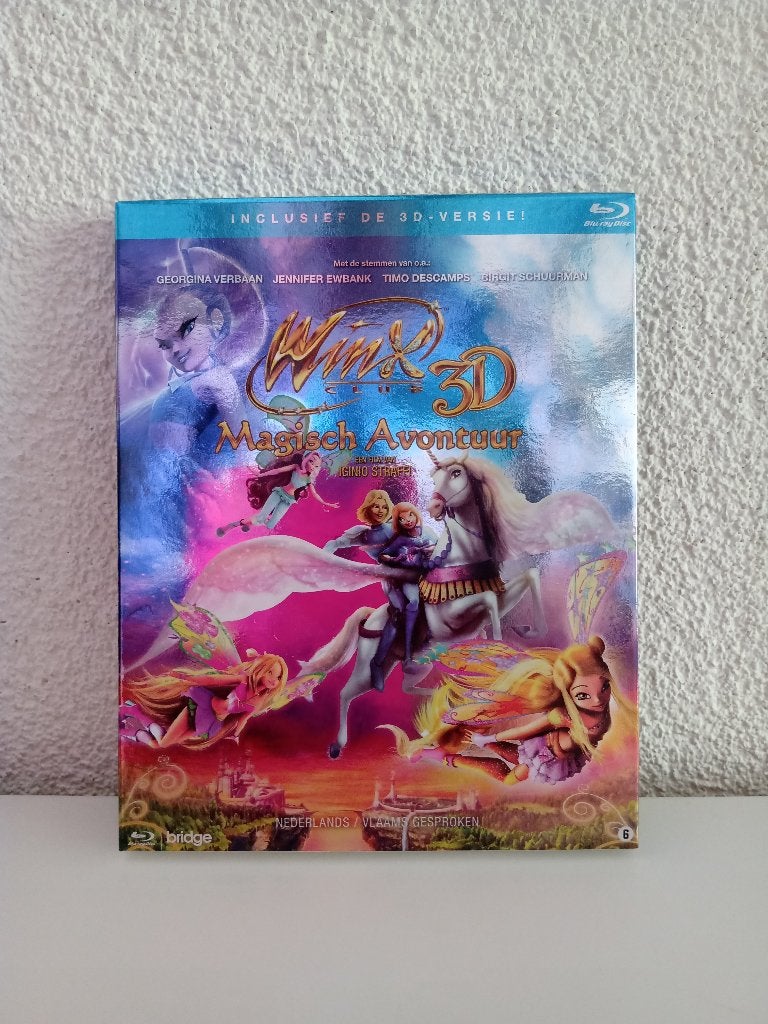 Blu-Ray Disc van Winx Club 3D Magisch Avontuur, Cd's en Dvd's, Gebruikt, Overige typen, Ophalen of Verzenden, Tekenfilms en Animatie