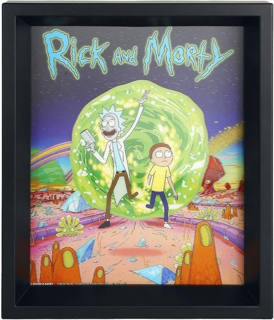 Partij 3D-wanddecoratie met Rick and Morty afbeelding, NHP International, Nieuw, Ophalen of Verzenden, Info@nhp-international.com