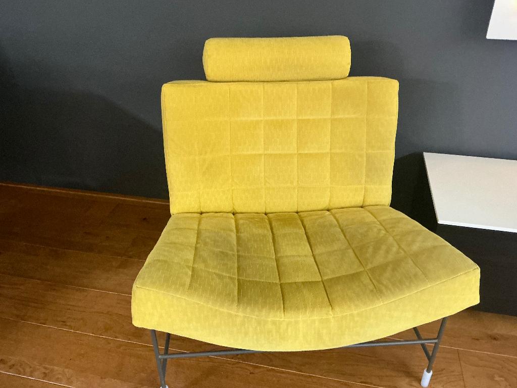 Leolux Volare fauteuil, Ophalen, 75 tot 100 cm, Zo goed als nieuw, 75 tot 100 cm
