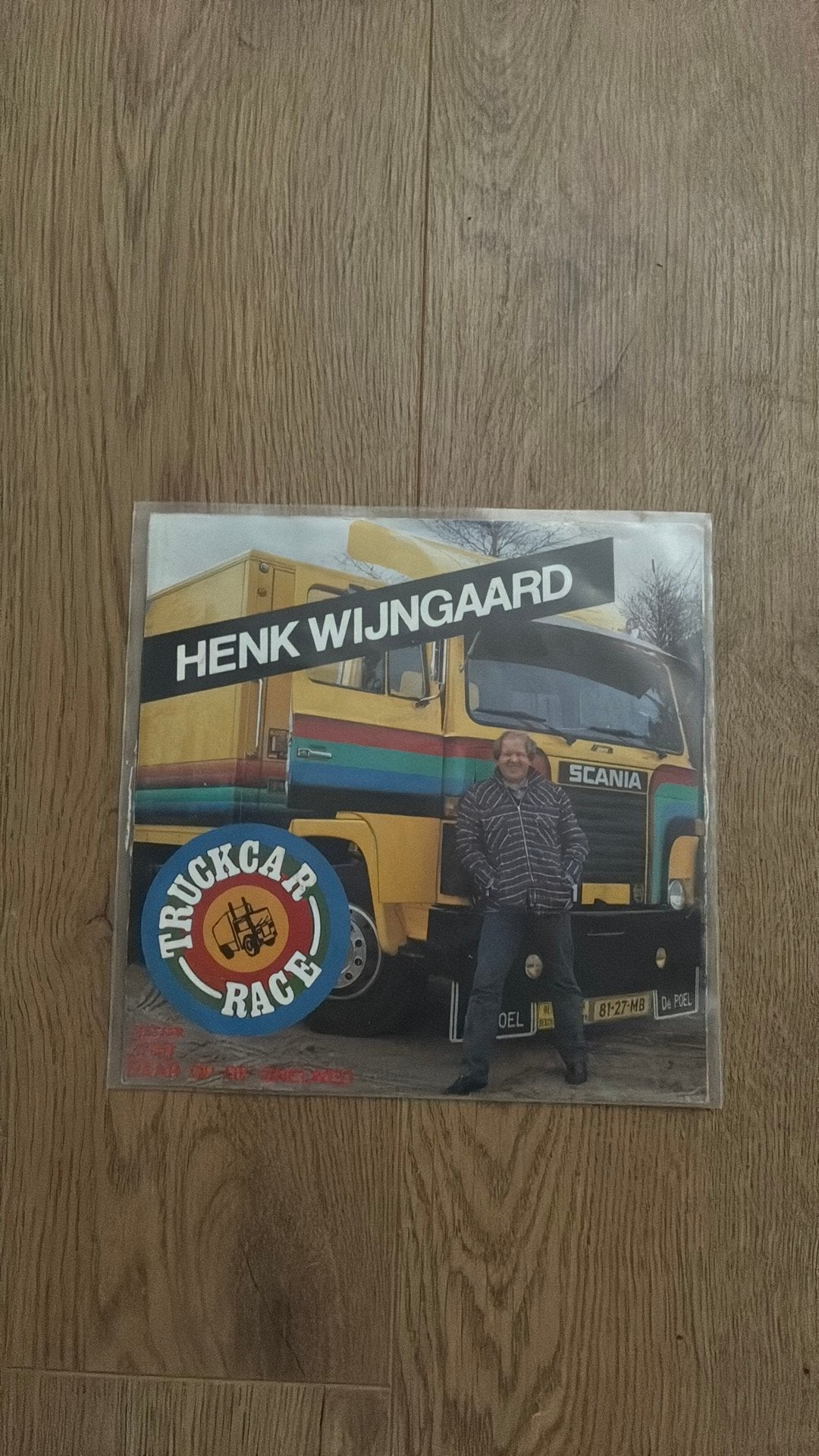 Single Henk wijngaard truckcar race, Ophalen of Verzenden, Zo goed als nieuw