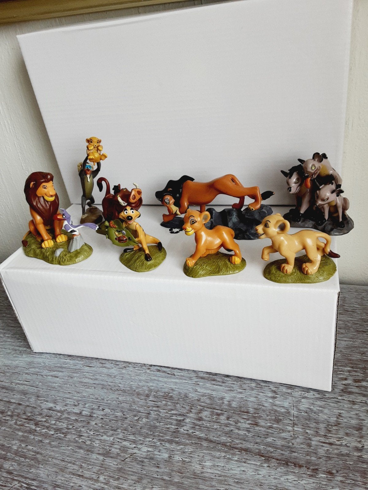 Prachtige set poppetje/figuurtjes van de Leeuwenkoning, Ophalen of Verzenden, Leeuwenkoning of Jungle Boek, Zo goed als nieuw