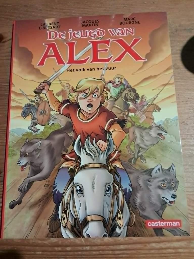 De jeugd van alex, Ophalen, Nieuw, Jacques Martin, Meerdere stripboeken
