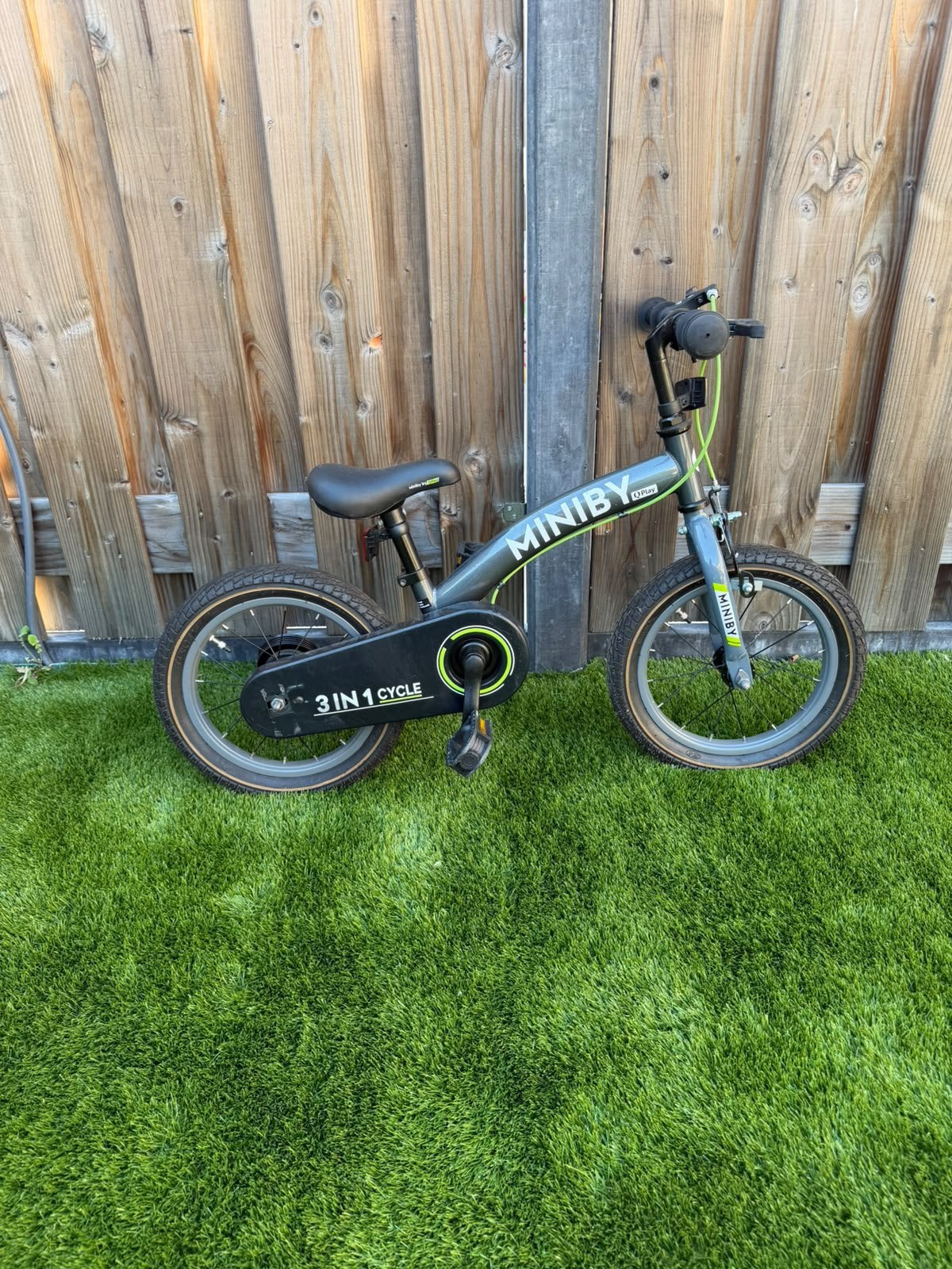 3 in 1 kinderfiets 14inch