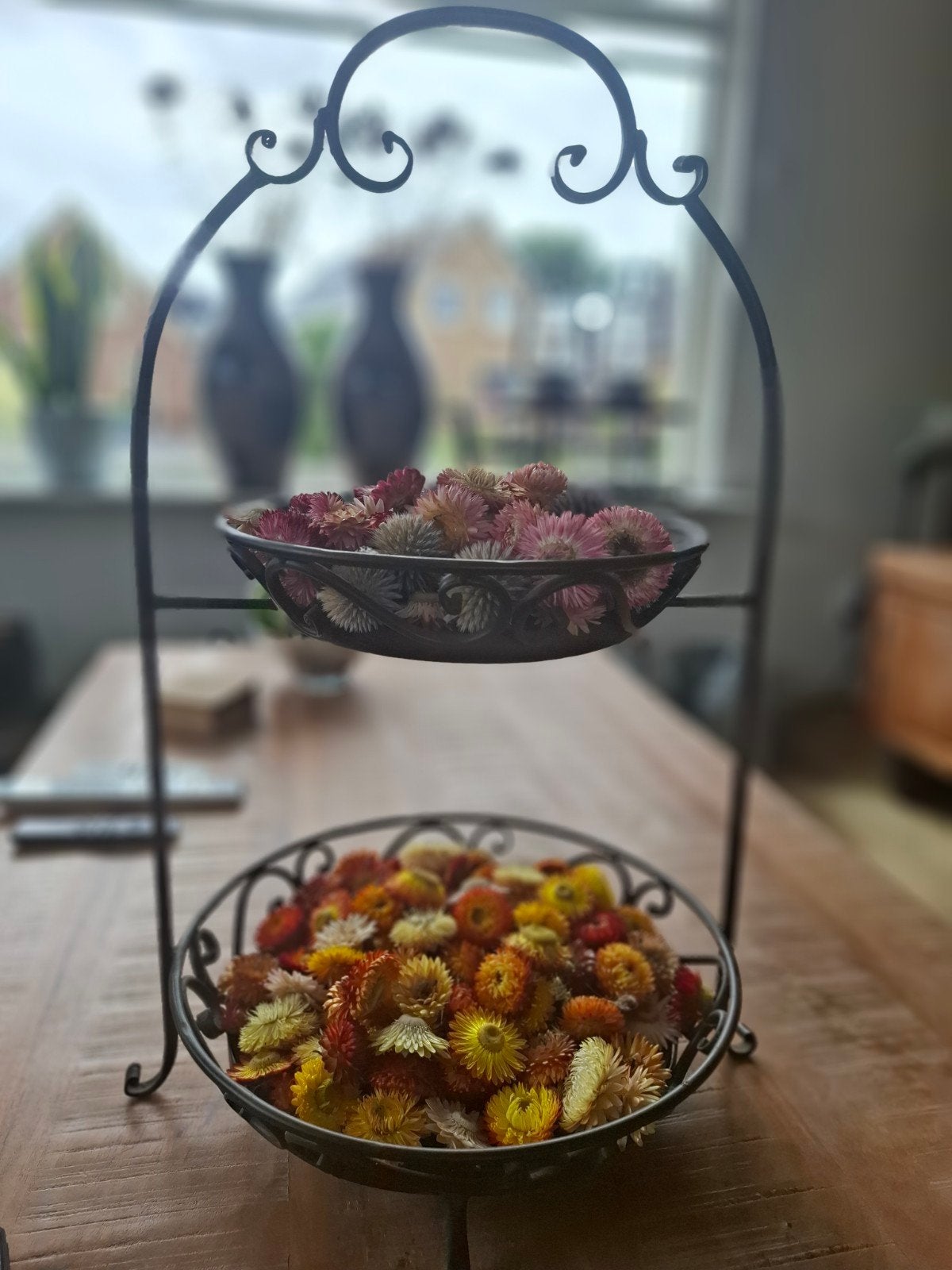 Metalen etagere, Huis en Inrichting, Woonaccessoires | Etagères, Ophalen, Zo goed als nieuw