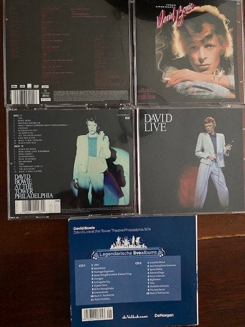 DavidBowie:Reality/Live/Lodger/StationToStation/YoungAmerica, Inclusief DVD, Ophalen of Verzenden, Zo goed als nieuw, Poprock