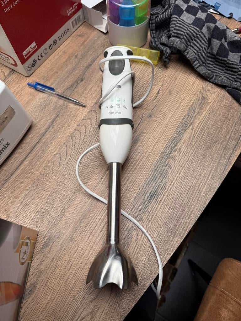 Braun mixer, Ophalen of Verzenden, Zo goed als nieuw, 3 snelheden of meer