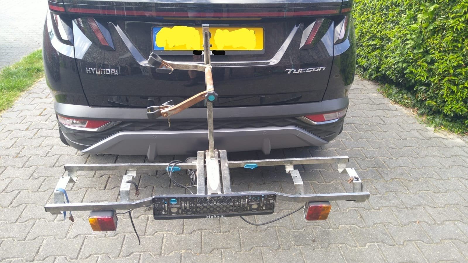 Multa trekhaakdrager voor 2 fietsen, Auto diversen, Fietsendragers, Gebruikt, Trekhaakdrager, 2 fietsen, Ophalen