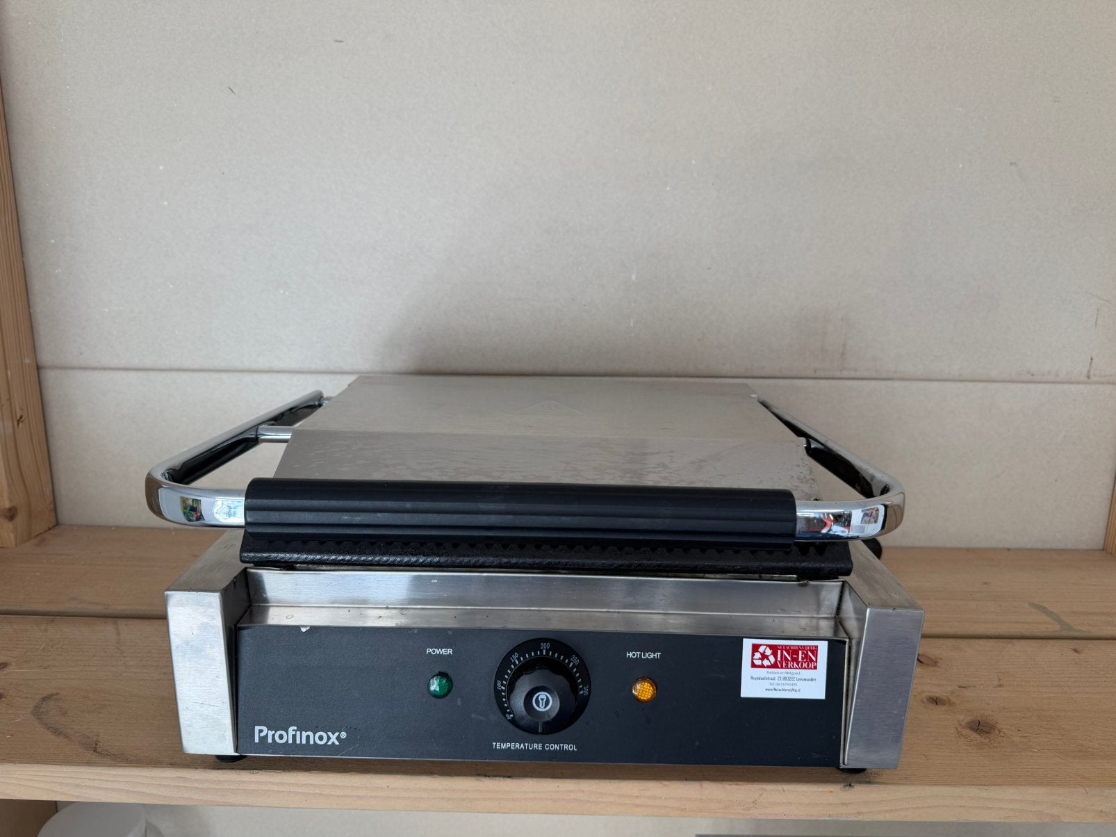 Profinox contactgrill incl garantie, Nl, Nulachtenvijftig.nl, Zo goed als nieuw, Ophalen