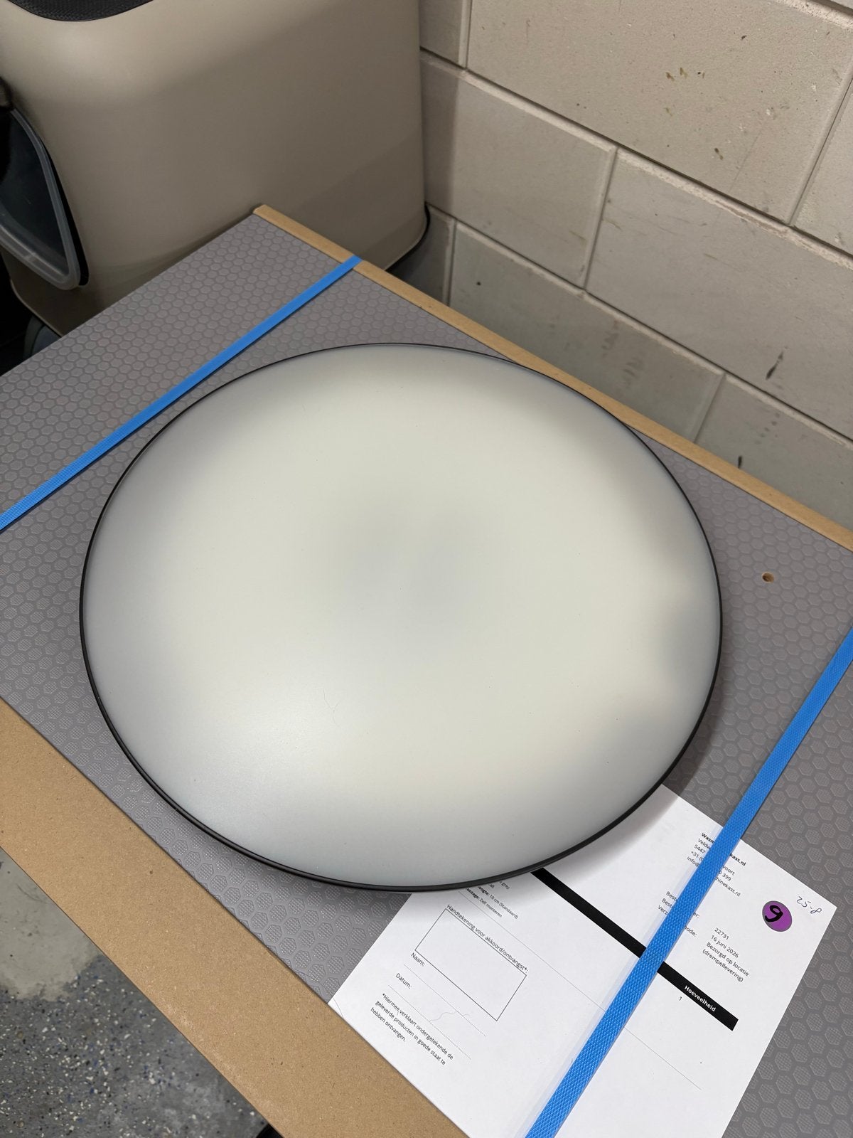 IKEA LED Plafondlamp Zwart - Zuinig en Goede Staat, Ophalen, Zwart, LED, Zo goed als nieuw